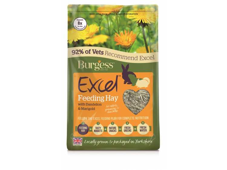Excel Feeding Hay - Dandelion & Marigold